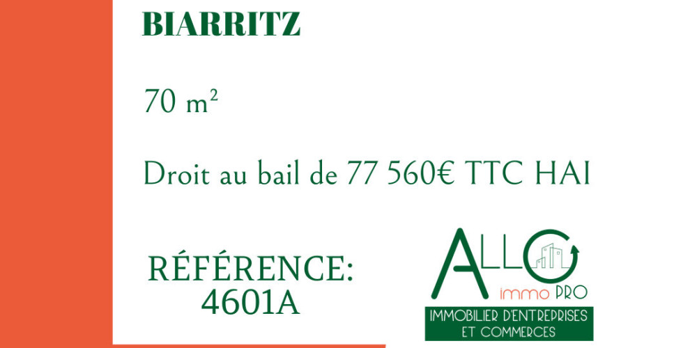 local commercial à BIARRITZ (64200)