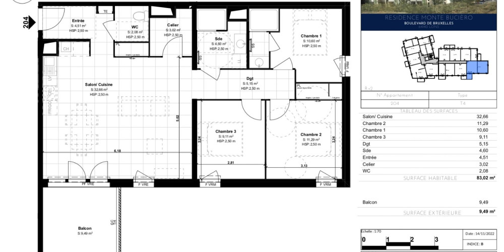 appartement à LONS (64140)