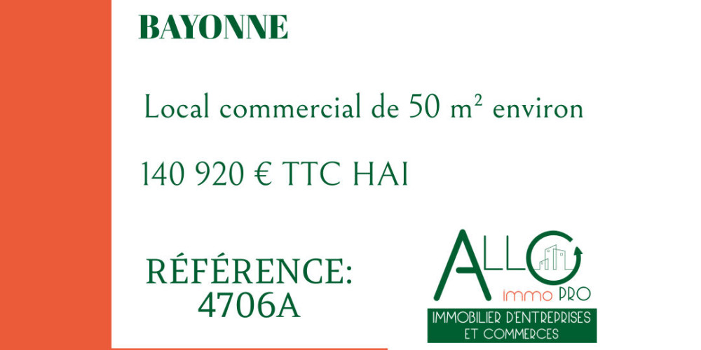 local commercial à BAYONNE (64100)