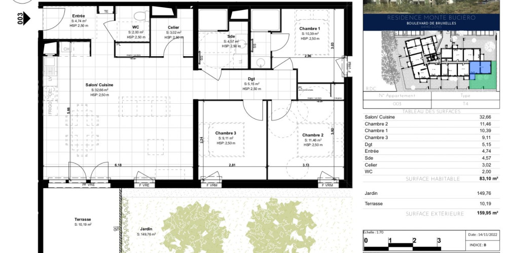 appartement à LONS (64140)